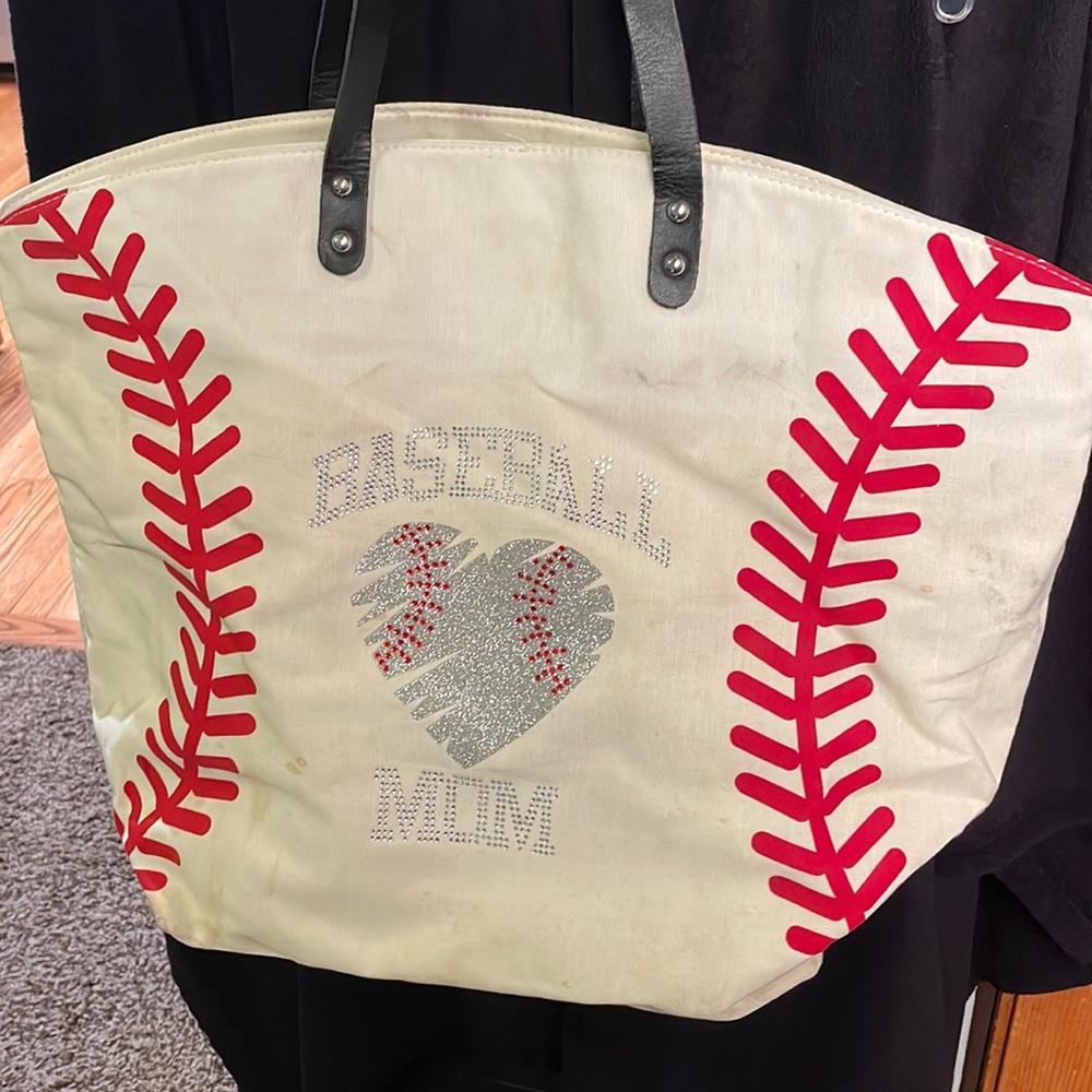 Baseball Mom tote bag